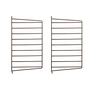 String - Wall ladder for String Shelf 50 x 30 cm (set of 2), brown