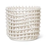 Ferm Living - Ceramic basket, large, off-white
