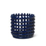 ferm Living - Ceramic basket, small, blue