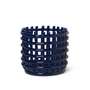 Ferm Living - Ceramic basket, small, blue