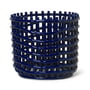 ferm Living - Ceramic basket, large, blue