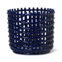 Ferm Living - Ceramic basket, large, blue
