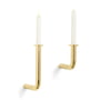 Frederik roijé - Wall of flame candlestick set, gold