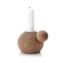 applicata - RoundNRound candle and tealight holders, oak