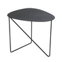Lind DNA - Curve side table l, hippo anthracite black / black
