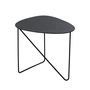 Lind DNA - Curve side table m, hippo anthracite black / black