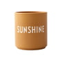 Design Letters - AJ Favourite porcelain mug, Sunshine / yellow