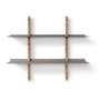 Eva Solo - Smile Shelving system set small, natural oak / grey