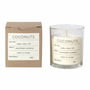 Broste copenhagen - Coconut scented candle, ø 8 x h 8 cm, white