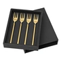 Broste copenhagen - Cake tvis fork, gold (4 pcs.)