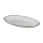 Broste copenhagen - Nordic sand serving plate oval s, 22 x 13.6 cm