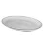 Broste copenhagen - Nordic sand serving plate oval, 35.5 x 26.5 cm