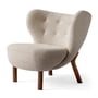 & Tradition - Little Petra VB1 Lounge Chair, Walnut / Karakorum 003
