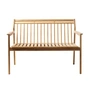 FDB Møbler - M12 garden bench 64.5 x 119.7 cm, teak