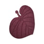 Nofred - Leaf Play blanket, burgundy