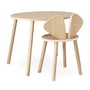 Nofred - Mouse School Set (Junior - Chair and table), oak matt lacquered