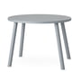 Nofred - Mouse Children's table oval 64 x 46 cm, grey