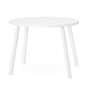 Nofred - Mouse Children's table oval 64 x 46 cm, white