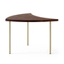 & Tradition - Pinwheel HM7 Side table, brass / walnut