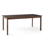 & tradition - Patch HW1 Dining table, 180 x 90 cm, walnut / Fenix Nano laminate cacao orinoco 0749