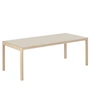 Muuto - Workshop Dining table, 200 x 92 cm, oak / linoleum warm grey