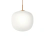 Muuto - Rime Pendant lamp Ø 45 cm, opal / orange