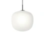 Muuto - Rime Pendant lamp Ø 45 cm, opal / black