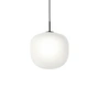 Muuto - Rime Pendant lamp Ø 37 cm, opal / black