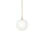 Muuto - Rime Pendant lamp Ø 25 cm, opal / orange