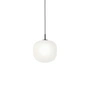 Muuto - Rime Pendant lamp Ø 25 cm, opal / black