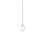 Muuto - Rime Pendant lamp Ø 12 cm, opal / orange