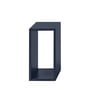 Muuto - Stacked System shelf module without back panel, small / midnight blue