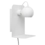 Frandsen - Ball Wall light USB with shelf, white matt
