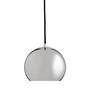 Frandsen - Ball Pendant light Ø 18 cm, chrome / white