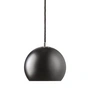 Frandsen - Ball Pendant light Ø 18 cm, black matt / white
