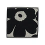 Marimekko - Unikko jacquard mini towel 30 x 30 cm, cotton white / dark blue