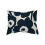 Marimekko - Unikko Pillowcase 80 x 80 cm, cotton white / dark blue