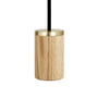 Tala - Knuckle Pendant lamp, oak / brass