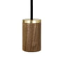 Tala - Knuckle Pendant lamp, walnut / brass