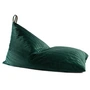 Nobodinoz - Essaouira velvet beanbag, 115 x 77 cm, jungle green