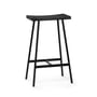 Andersen furniture - Hc2 bar stool h 65 cm, black oak / black steel