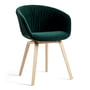 Hay - About A Chair AAC 23 Soft, oak matt lacquered / fully upholstered Lola dark green