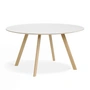 HAY - Copenhague CPH25 2. 0 Table Ø 140 cm, lacquered oak / white laminate