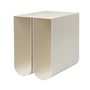 Kristina dam studio - Curved side table, beige