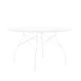 Kartell - Glossy outdoor table ø 128 x h 72 cm, white