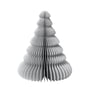 Broste Copenhagen - Paper Christmas Tree Decoration, Ø 13 x H 15 cm, silver