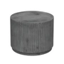 Broste copenhagen - Rillo side table, ø 56 x h 42 cm, charcoal