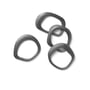 ferm living - Flow napkin rings, brass black (set of 4)