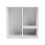Montana - Mini Shelving module with shelves, new white