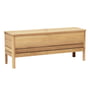 Form & Refine - A Line Chest bench 111.5 cm, white pigmented oak